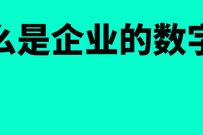 什么是企业的数字证书?(什么是企业的数字化)