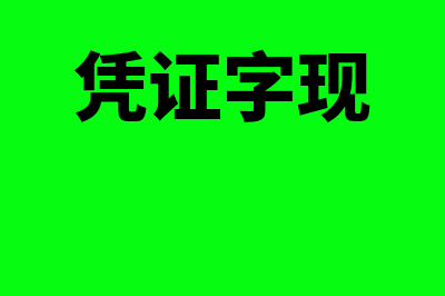 凭证字是什么意思(凭证字现)