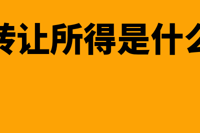 技术转让所得是什么?(技术转让所得是什么意思)