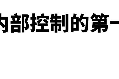 什么是内部控制?(什么是内部控制的第一道防线)