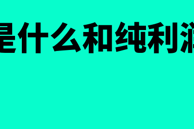 毛利润是什么?(毛利润是什么和纯利润的区别)