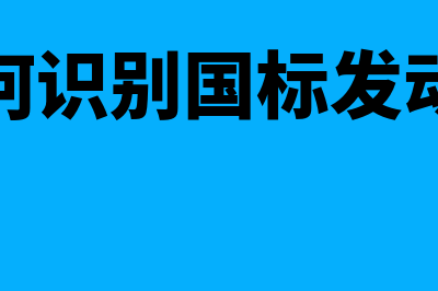 如何识别国标发票(如何识别国标发动机)