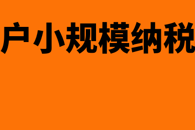 个体工商户 小规模纳税人(个体工商户小规模纳税人增值税税率)