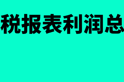 企业所得税报表季初资产总额怎么填(企业所得税报表利润总额是净利润吗)