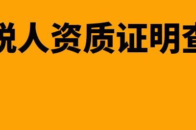 一般纳税人资质证明怎么查(一般纳税人资质证明查询官网)