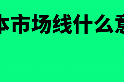 资本市场线是什么?(资本市场线什么意思)