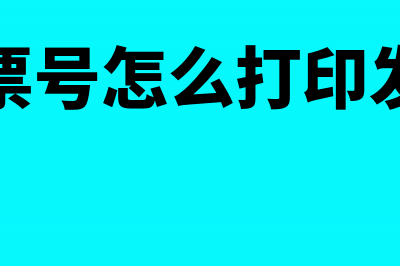 有发票号怎么打印发票(发票号怎么打印发票)