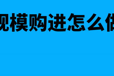 小规模购买财务软件的分录(小规模购进怎么做账)