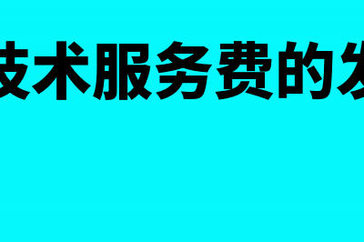 开技术服务费没有成本票如何解决？(开技术服务费的发票)