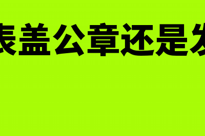 工资表盖公章还是盖财务章(工资表盖公章还是发票章)