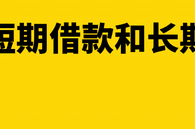 支付短期借款和长期借款利息的会计分录(支付短期借款和长期借款)