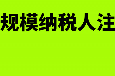 小规模纳税人注销公司需要什么资料(小规模纳税人注销)