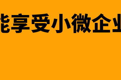 如何能享受小微企业免征增值税优惠?(如何能享受小微企业待遇)