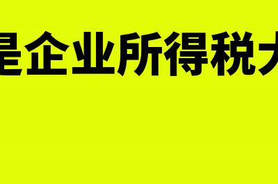 什么是企业所得税减免政策(什么是企业所得税大白话)