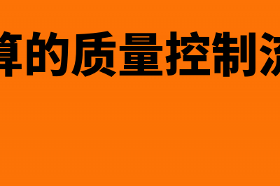 会计核算的质量要求有哪些(会计核算的质量控制流程文档)