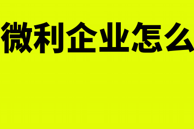 小型微利企业怎么预缴企业所得税(小型微利企业怎么查询)