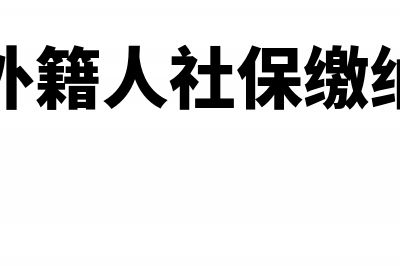 承担外籍个人社保费的会计和税务处理怎么做(外籍人社保缴纳)