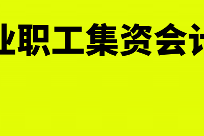 企业支付职工集资利息如何处理(向企业职工集资会计处理)