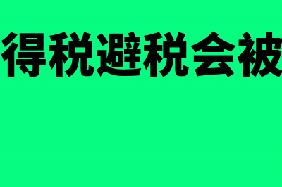 个人所得税避税方法(个人所得税避税会被罚款吗)