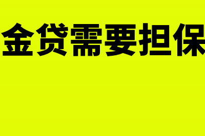 申请税金贷需要什么资料？(税金贷需要担保吗)