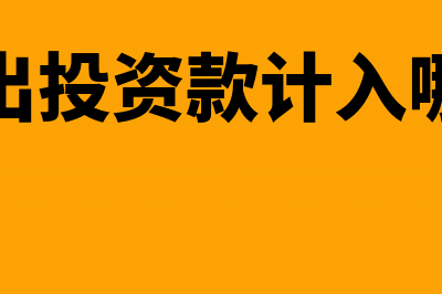 存出投资款计入什么科目?(存出投资款计入哪里)