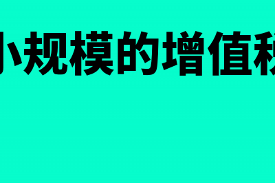 增值税小规模营改增申报表怎么填写(小规模的增值税)