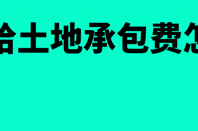 支付给土地承包人的补偿费怎么缴个税(支付给土地承包费怎么算)