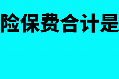 随车购入保险费用如何做账?(随车非车险保费合计是什么意思)