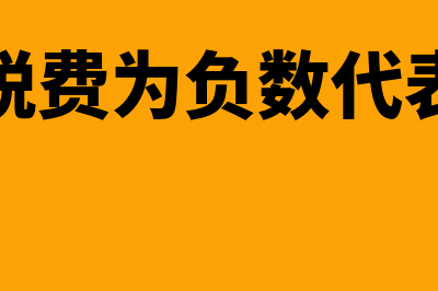 应缴税款为负数能开专票给对方吗(应交税费为负数代表什么)