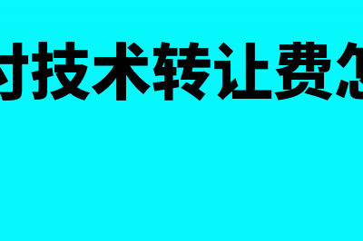 公司支付的技术服务费要如何入账?(公司支付技术转让费怎么入账)