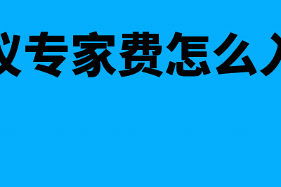 支付参会专家费用没有发票怎么入账？(会议专家费怎么入账)