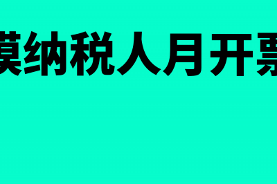 小规模纳税人月销售额不超过3万元怎么做会计分录(小规模纳税人月开票限额)